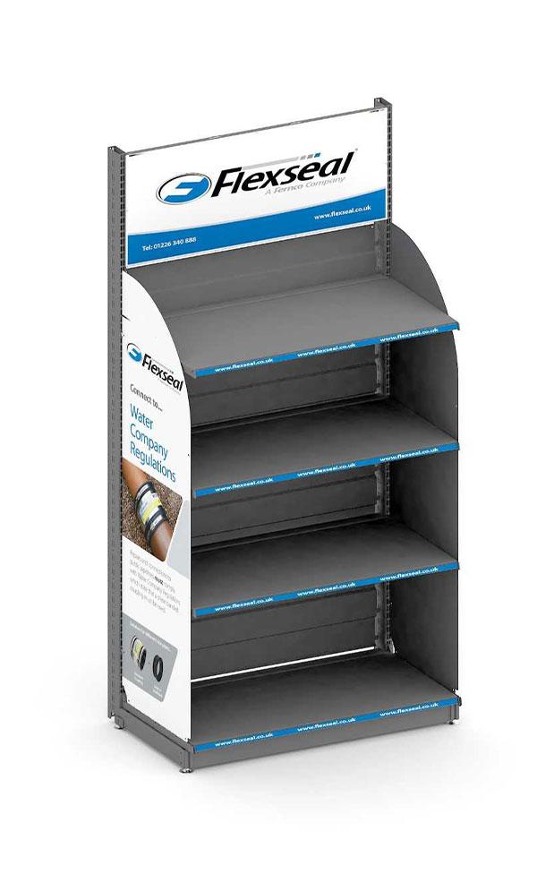 Flexseal POP/POP Stand concept drawing